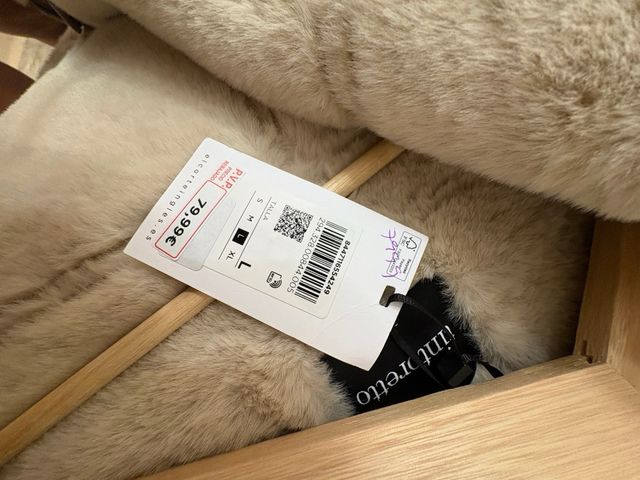 Abrigo de pelo marrón