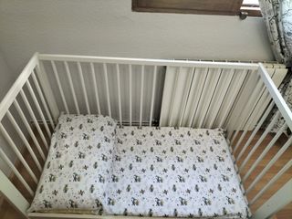 Cuna convertible en cama