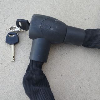 Candado de cadena para moto