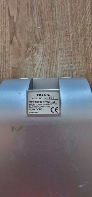Altavoces Sony Plateados