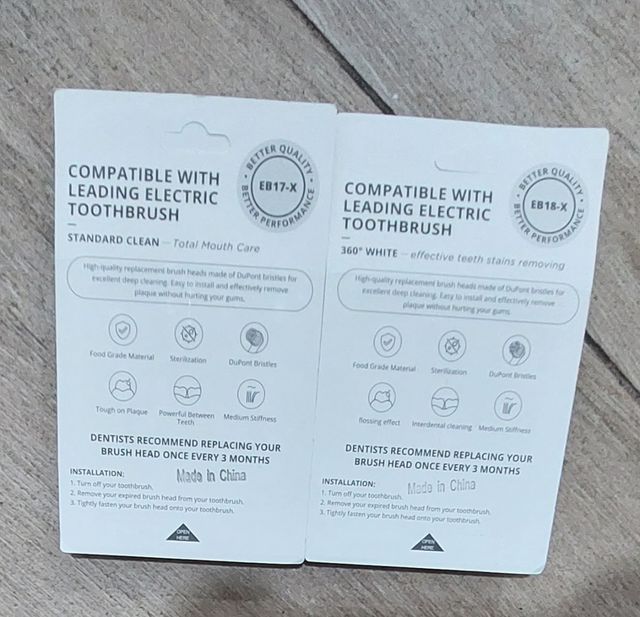 5 pack de 4 Cabezales Cepillo Eléctrico Compatible