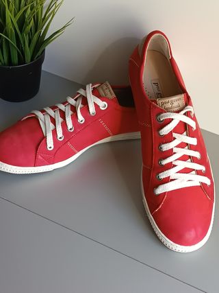 Paul Green Sneakers Rosse Pelle 40