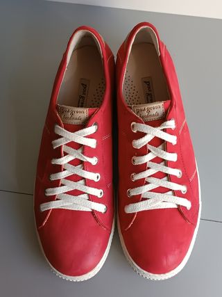 Paul Green Sneakers Rosse Pelle 40