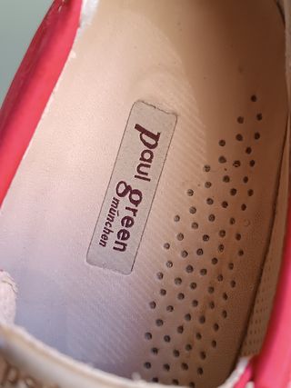 Paul Green Sneakers Rosse Pelle 40