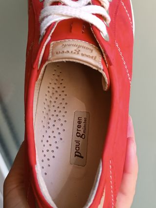 Paul Green Sneakers Rosse Pelle 40