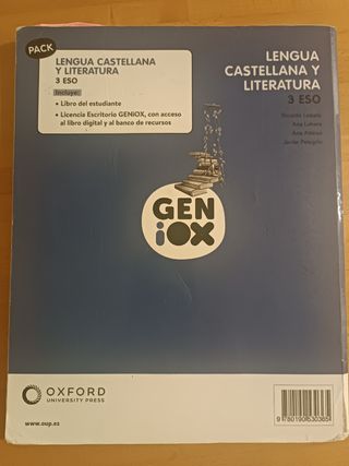 Lengua Castellana y Literatura 3º ESO. Libro de...