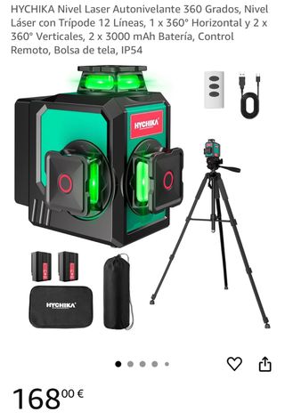 Nivel Láser Hychika 360° 12 Líneas TQ1208A