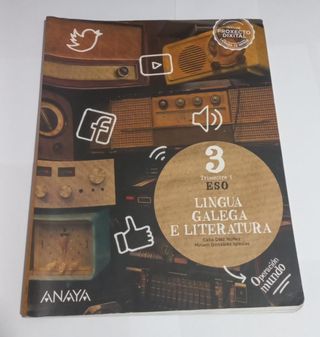 Pack completo libros de Lingua Galega 3° ESO Anaya