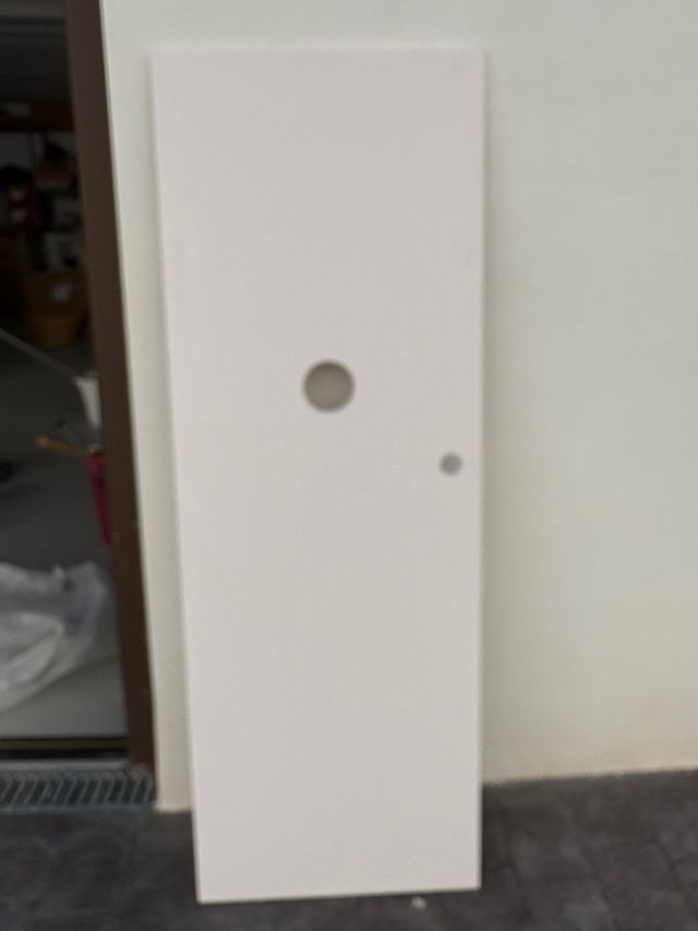 Encimera Corian con orificio para baño/cocina