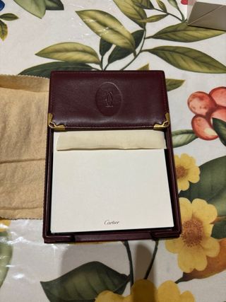 Bloc notes Cartier vintage