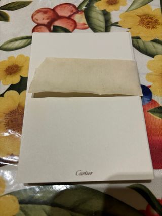 Bloc notes Cartier vintage