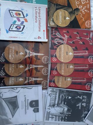 libros de cuarto de la eso