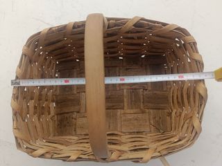 Cesta de setas pequeña de mimbre
