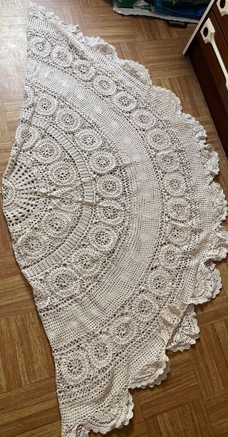 3 tappeti rotondi all'uncinetto