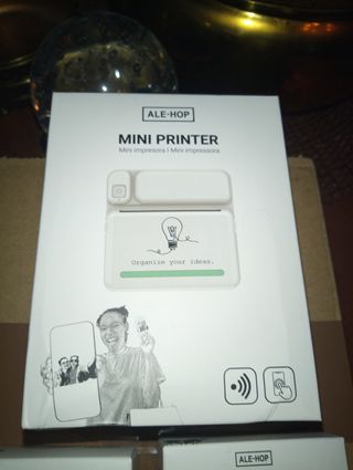 Impresora Mini ALE-HOP con Papel