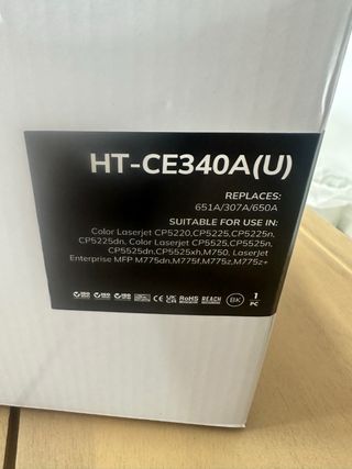 Cartucho Toner Negro HP HT-CE340A(U)
