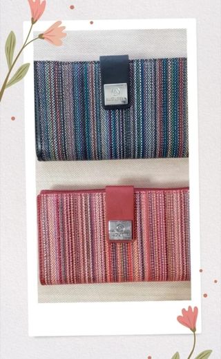 Portafogli in pelle da donna multicolore LUGUPELL