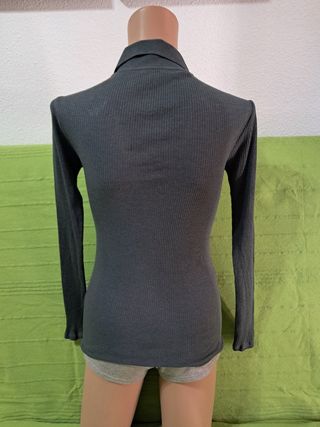 Jersey de chica gris manga larga