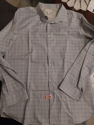 Camicia Calvin Klein a quadri blu taglia L