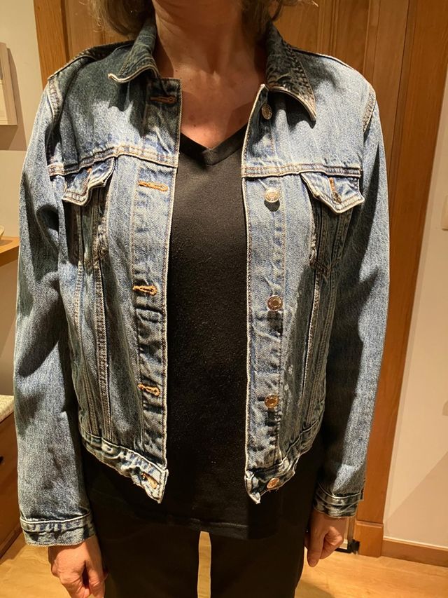 Cazadora Vaquera Azul Talla 40