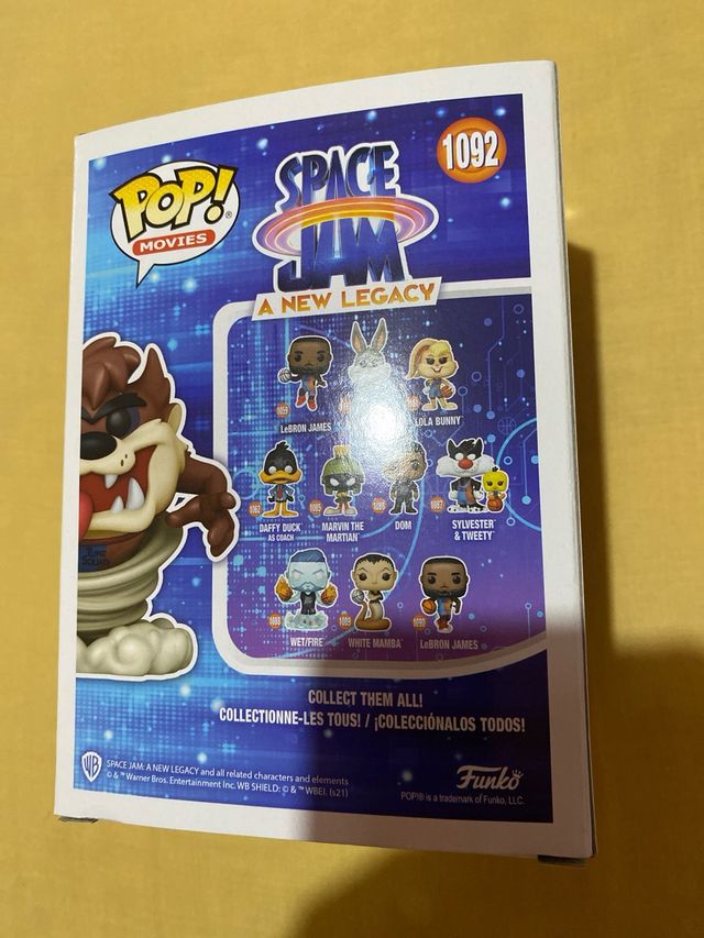 Funko Pop Space Jam Taz 1092 Flocked Special Editi