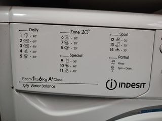 Lavadora Indesit 6kg A+
