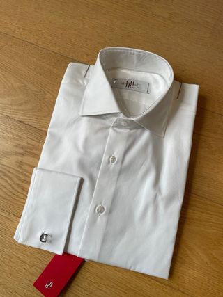 Camisa Carolina Herrera Talla 15.5 M Blanca