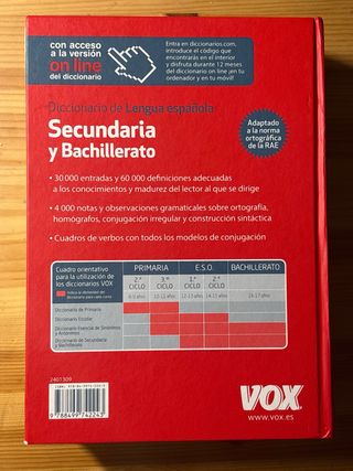 Diccionario Español de Secundaria y Bachillerato 
