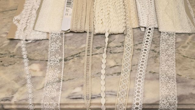 Lote encaje vintage para manualidades 2