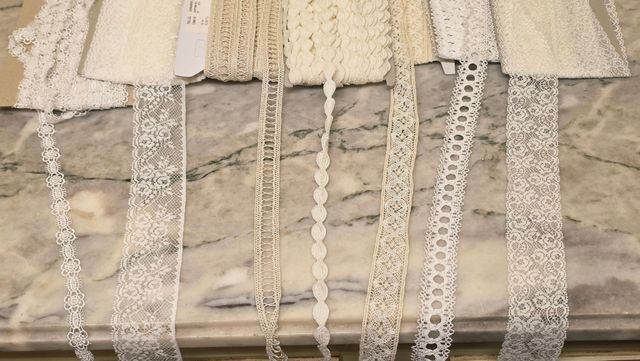 Lote encaje vintage para manualidades 2