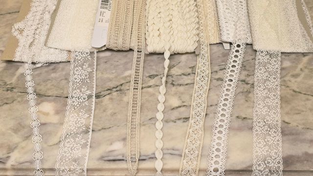Lote encaje vintage para manualidades 2