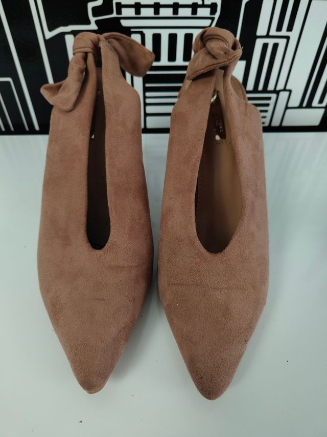 Zapatos rojos destalonados mujer talla 39