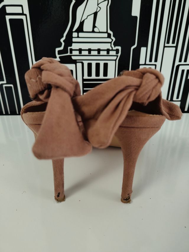 Zapatos rojos destalonados mujer talla 39