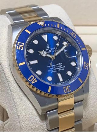 Reloj Rolex Submariner Acero y Oro Azul