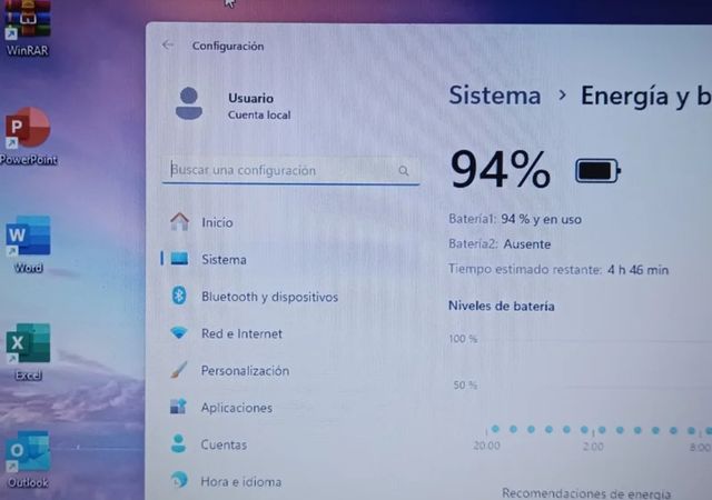 Portátil HP i5 SSD 16Gb Ram