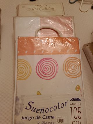 Juegos de Sábanas Cama 90cm y 105cm sin estrenar. 