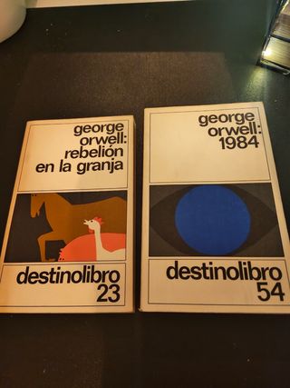 2 libros de George orwell 