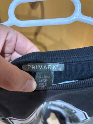 Sudadera negra y verde con estampado