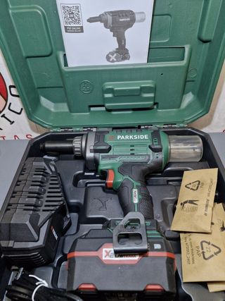 Remachadora Parkside 20V Recargable Nueva 