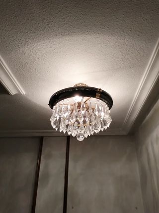 Lámpara de techo de cristal estilo araña