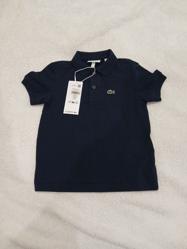 Polo Lacoste Azul Marino Talla 3A