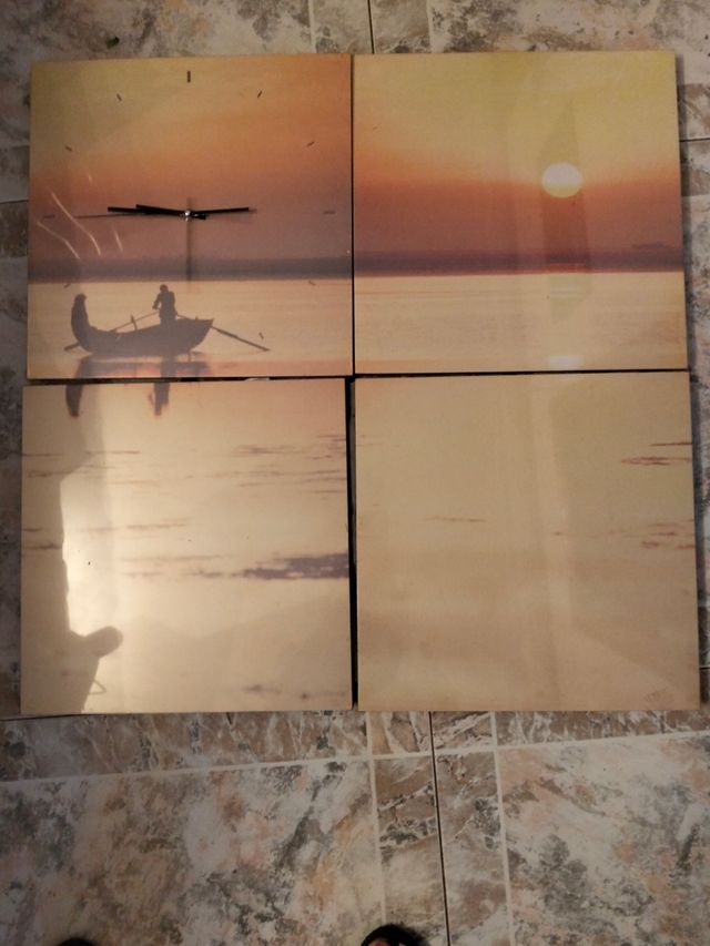 Cuadro Reloj Decorativo