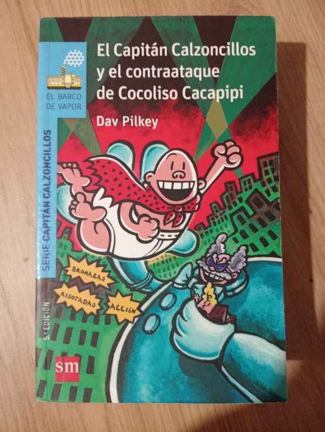 2 libros de El Capitán Calzoncillos