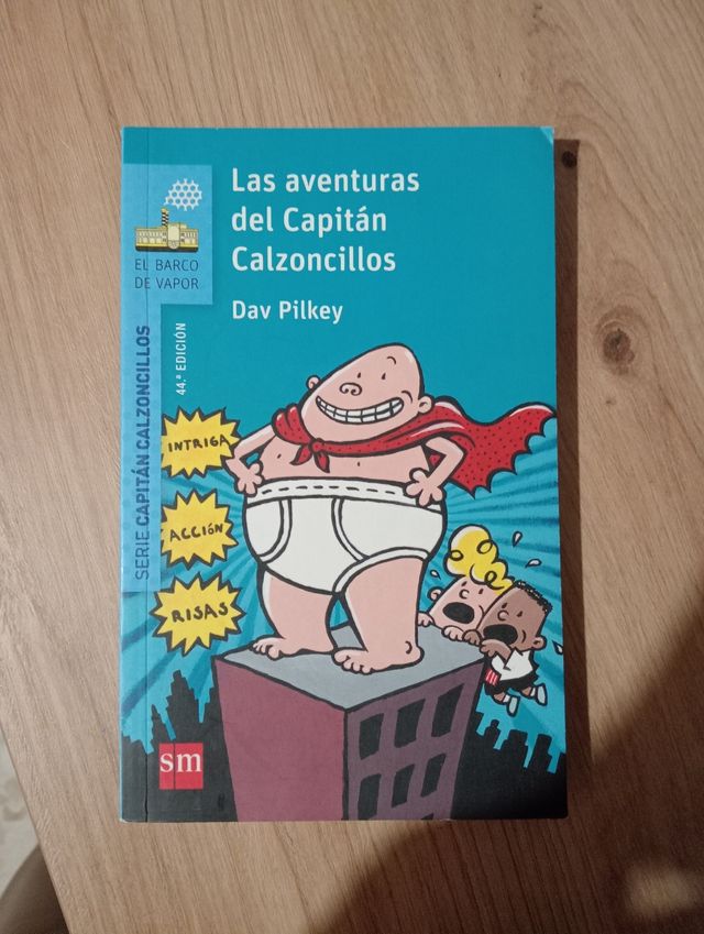2 libros de El Capitán Calzoncillos