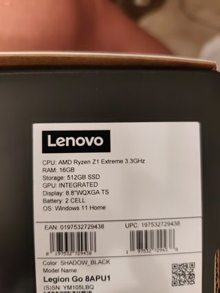 Lenovo Legion Go - Consola Portátil