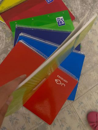 Pack 7 libretas Oxford y Escofilo