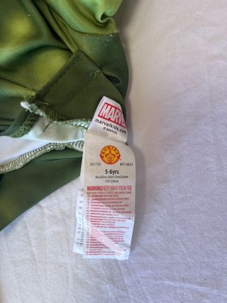 Traje de Hulk para niño