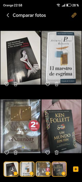 Lote libros, novelas