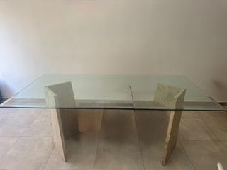 Mesa Comedor Cristal y Piedra