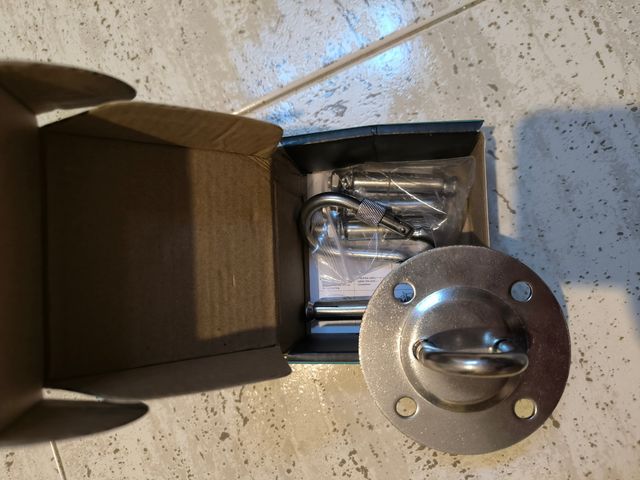 DOS Ganchos de Acero Inoxidable 450 kg